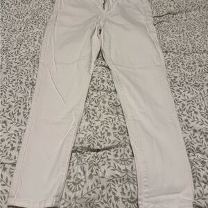 American Eagle Outfitters Cream Level Stretch Pants